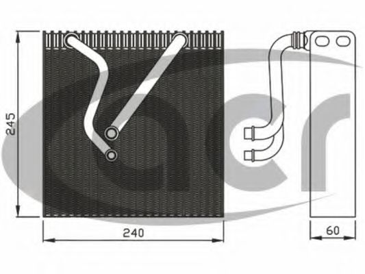 310164 evaporator,aer conditionat ACR 