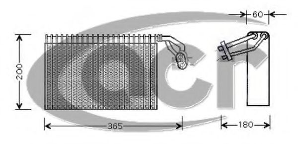 310172 evaporator,aer conditionat ACR 