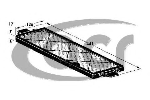 Filtru, aer habitaclu