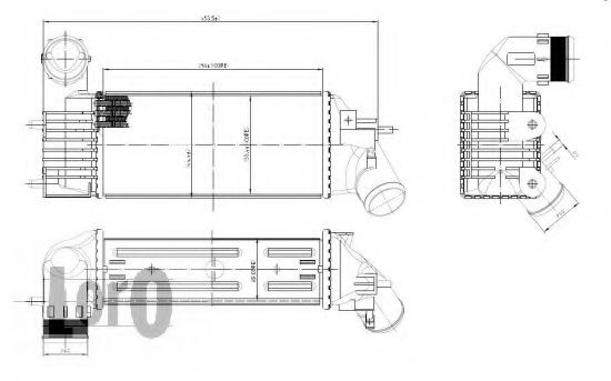 Intercooler, compresor