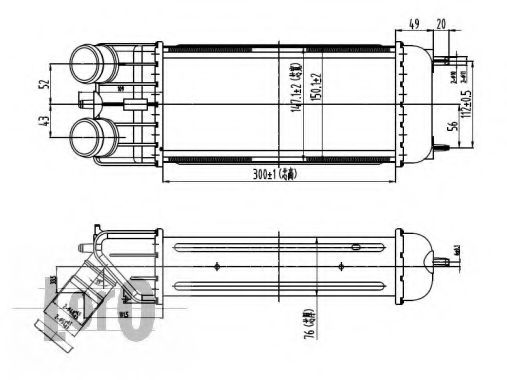 Intercooler, compresor