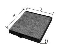 Filtru, aer habitaclu