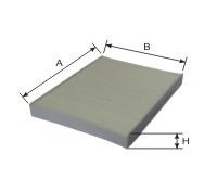 Filtru, aer habitaclu