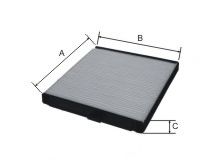Filtru, aer habitaclu