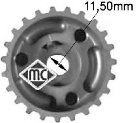 05416 Roata dintata, ax distributie Metalcaucho 
