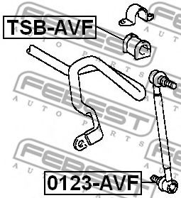 Brat/bieleta suspensie, stabilizator 2
