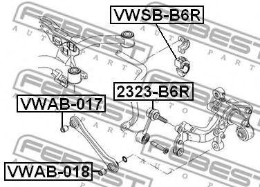 Brat/bieleta suspensie, stabilizator 2