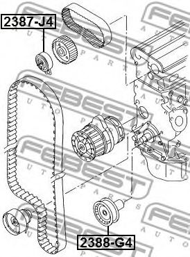 rola intinzator,curea distributie 2