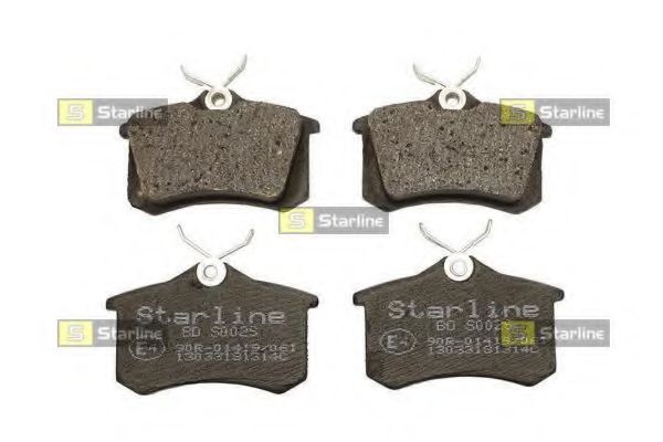 set placute frana,frana disc 2