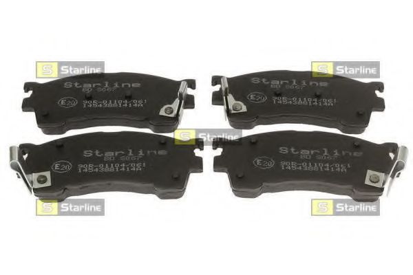 set placute frana,frana disc 2