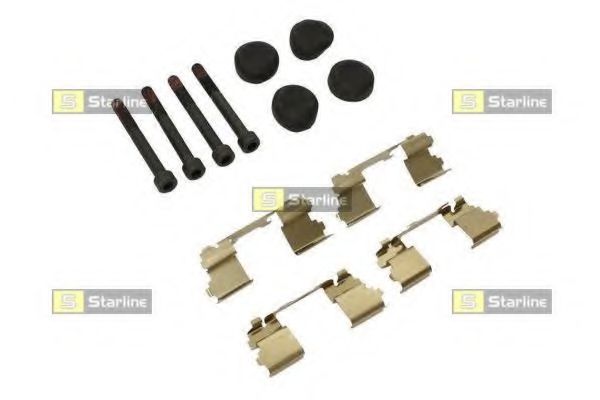 set placute frana,frana disc 2