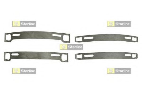 set placute frana,frana disc 2