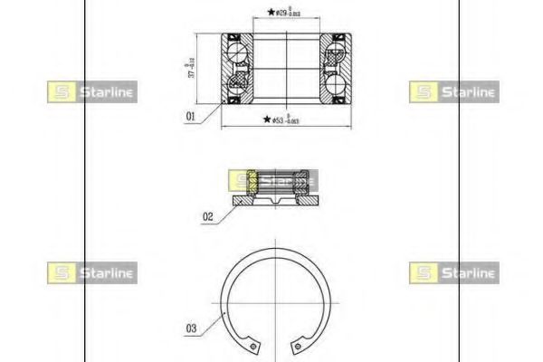 Set rulment roata 3