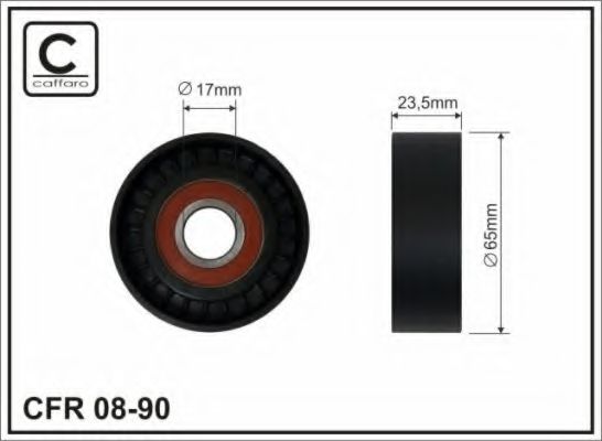 08-90 rola intinzator,curea transmisie CAFFARO 