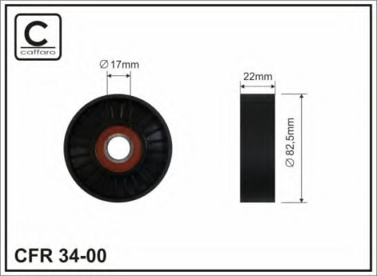 34-00 rola intinzator,curea transmisie CAFFARO 