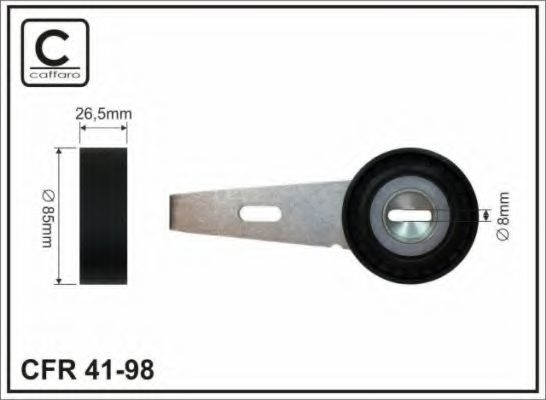 41-98 Intinzator curea, curea distributie CAFFARO 
