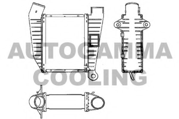Intercooler, compresor