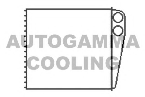 103542 Schimbator caldura, incalzire habitaclu AUTOGAMMA 
