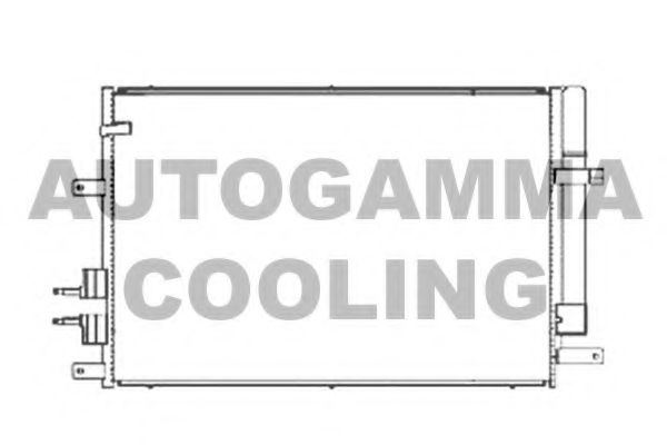 103717 Condensator, climatizare AUTOGAMMA 