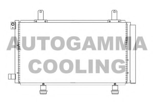 104439 Condensator, climatizare AUTOGAMMA 