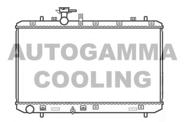 104824 Radiator, racire motor AUTOGAMMA 