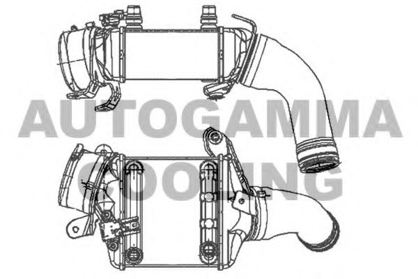 Intercooler, compresor