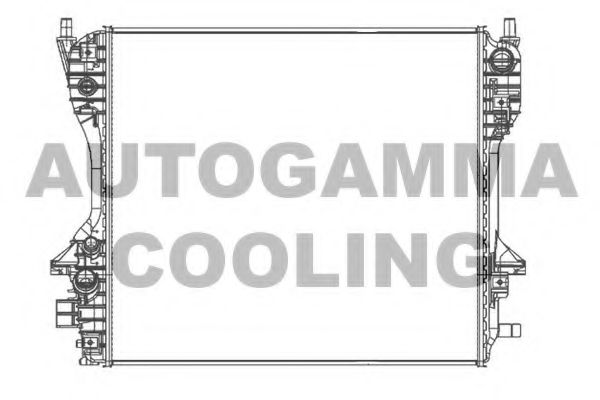 105753 Radiator, racire motor AUTOGAMMA 