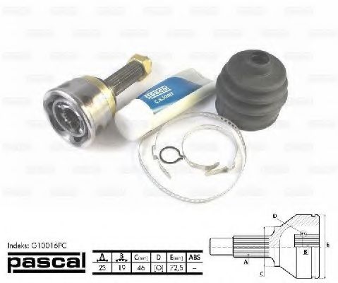 G10016PC Set articulatie, planetara PASCAL 