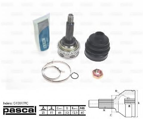 G10017PC Set articulatie, planetara PASCAL 