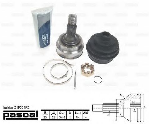 G1P001PC Articulatie, planetara PASCAL 