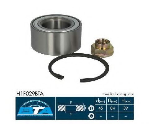 H1F029BTA Set rulment roata BTA 