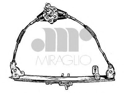 30/182 Mecanism actionare geam MIRAGLIO 