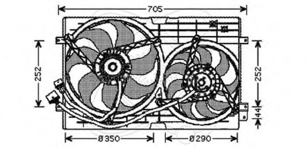 Ventilator, radiator