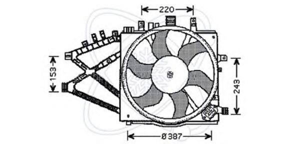 Ventilator, radiator