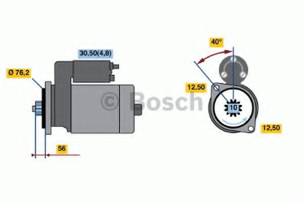 0 001 120 406 starter BOSCH 