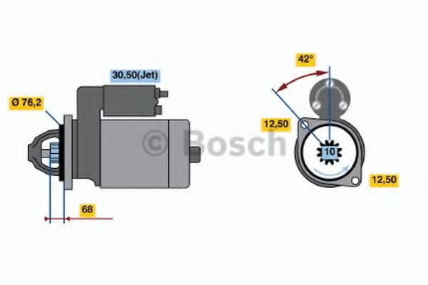 0 001 125 048 starter BOSCH 