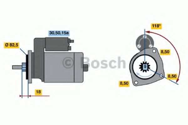 0 001 211 218 starter BOSCH 