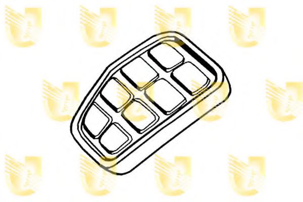 155032 Acoperire pedala, pedala frana UNIGOM 