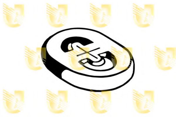 165037 Banda cauciuc, sistem de esapament UNIGOM 