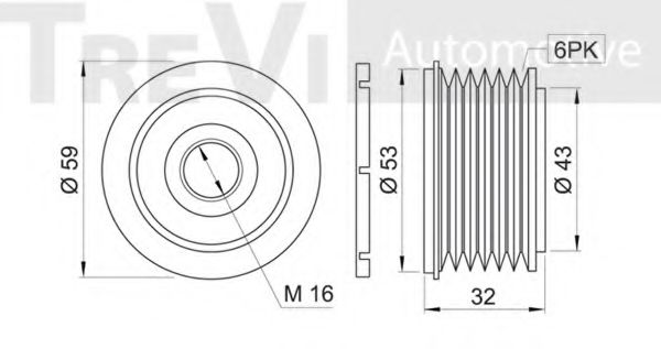 Sistem roata libera, generator 2