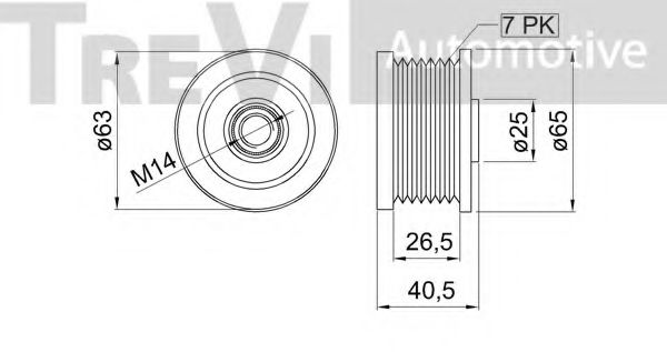 Sistem roata libera, generator 2