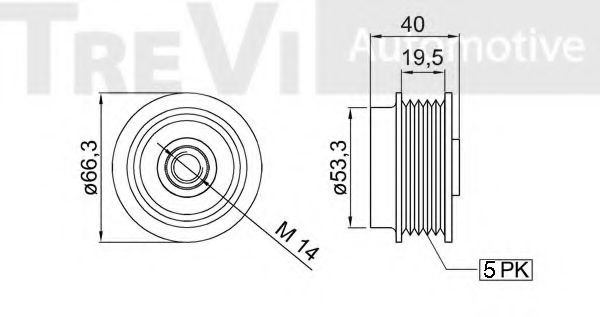 Sistem roata libera, generator 2