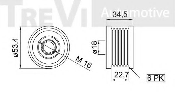 Sistem roata libera, generator 2