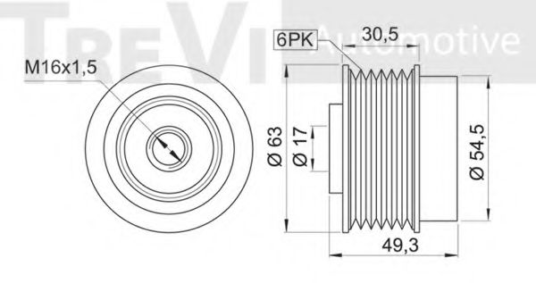 Sistem roata libera, generator 2