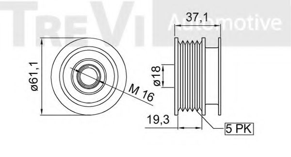 Sistem roata libera, generator 2