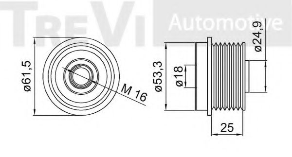 Sistem roata libera, generator 2