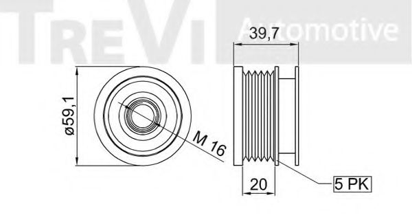 Sistem roata libera, generator 2