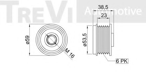 Sistem roata libera, generator 2
