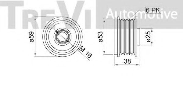 Sistem roata libera, generator 2