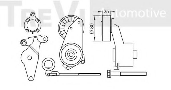 Intinzator curea, curea distributie 2